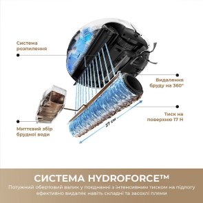 Робот-пилосос Mova S70 Roller Black (RLZ12SE-Bl)