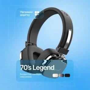 Фото: Навушники Proove 70s Legend APP Black/Silver (HP70L001AP28) № 8 | KTC
