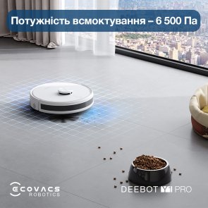 Робот-пилосос ECOVACS DEEBOT Y1 Pro White