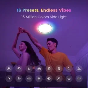 Фото: Світильник Yeelight Mars 400 Ceiling Light Smart-RGB White (YLXDD-0267) № 3 | KTC