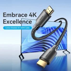 Фото: Кабель Vention v2.0 4K HDMI / HDMI 20m Black (ALLBQ) № 3 | KTC
