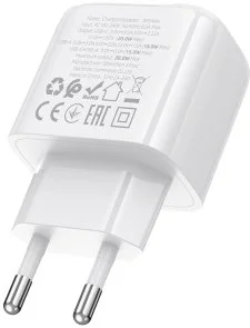 Фото: Зарядний пристрій BOROFONE BAS44A Potential PD QC3.0 20W White (6941991113840) № 6 | KTC
