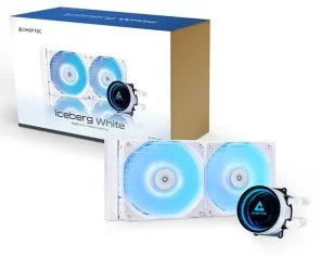 Фото: Система рідинного охолодження Chieftec Iceberg 240 ARGB White (CLC-240-RGB-W) № 6 | KTC