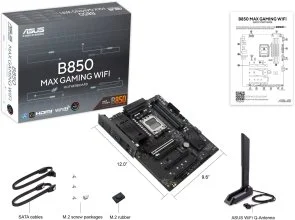 Фото: Материнська плата ASUS B850 MAX GAMING WIFI № 5 | KTC