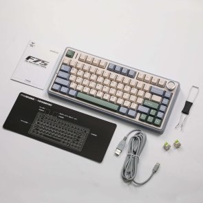 Клавіатура Aula F75 Wireless White (6948391208640)
