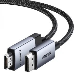 Фото: Кабель UGREEN DP119 v2.0 DP / HDMI 1m Black (15773) № 2 | KTC
