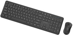 Комплект клавіатура+миша Gembird Slim Pro Business Wireless Black (KBS-WPS-01-CYRL)