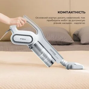 Фото: Дротовий пилосос DEERMA Stick Vacuum Cleaner Cord White (DX700 White) № 6 | KTC