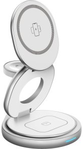 Бездротова зарядна станція Gelius Foldy 3in1 15W White (GP-WC011)