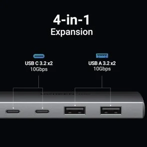 Фото: USB-хаб UGREEN CM480 4in1 Space Gray (30758) № 2 | KTC
