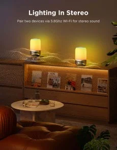 Фото: Нічник Govee Table Lamp 2 Pro x Sound by JBL White (H60200F1) № 8 | KTC
