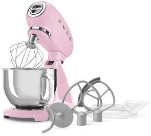 Фото: Планетарний міксер Smeg Style Aesthetic Pink (SMF05PKEU) № 7 | KTC