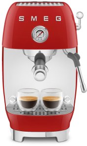 Ріжкова кавоварка Smeg Style Aesthetic Red Glossy Finishing (ECF03RDEU)