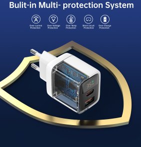 Зарядний пристрій Choetech PD6052 35W White (PD6052-EU-WH)