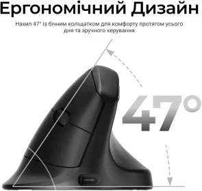 Фото: Миша Keychron M5 PixArt PAW3950 Black (M5-A23) № 9 | KTC