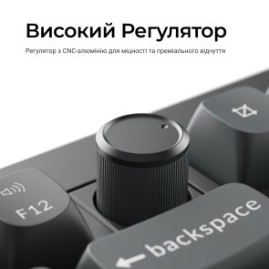 Клавіатура Keychron V3 Ultra Keychron Red Switch RGB Black (V3U-D1-UA)