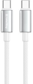 Кабель ColorWay CBPDCC099 100W 5A Type-C / Type-C 2m White (CW-CBPDCC099-WT)