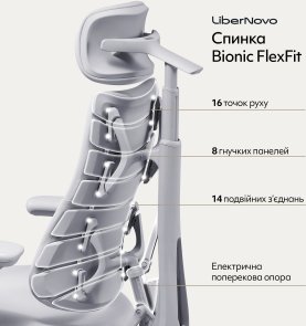 Крісло LiberNovo Omni Space Gray (CP-GW-0000015-00-00)