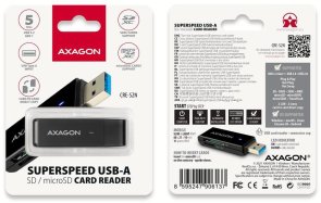 Кардрідер Axagon CRE-S2N SuperSpeed USB-A Black