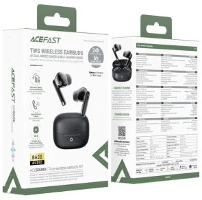 Фото: Навушники Acefast W7 TWS Black (6974316285885) № 5 | KTC