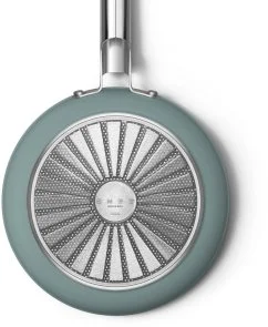 Фото: Сковорода Smeg 50S Retro Style 24cm Emerald Green Matte (FPF2402EGM) № 2 | KTC