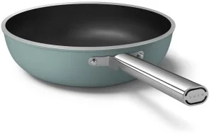 Фото: Сковорода Smeg 50S Retro Style WOK 30cm Emerald Green Matte (WOF3002EGM) № 6 | KTC