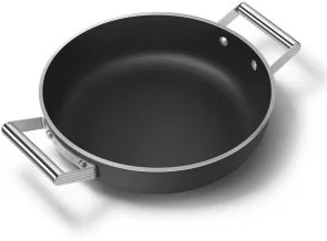 Фото: Сковорода Smeg 50S Retro Style 28cm Black Matte (DPF2812BLM) № 8 | KTC