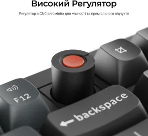 Фото: Клавіатура Keychron V6 8K Keychron Super Red Switch RGB Black (V6W-D1-UA) № 13 | KTC