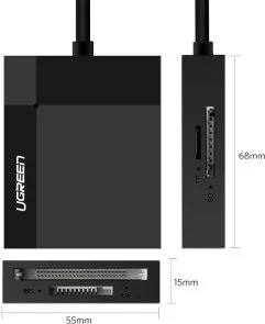 Фото: Кардрідер UGREEN CR125 4in1 Black (30333) № 3 | KTC