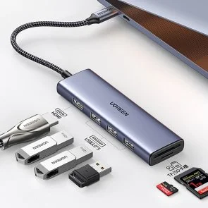 Фото: USB-хаб UGREEN CM511 6in1 (20956A) № 3 | KTC