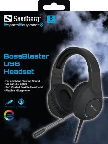 Фото: Гарнітура Sandberg BossBlaster Black (126-49) № 5 | KTC