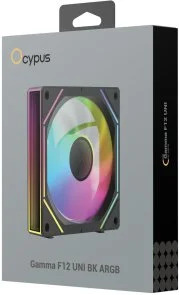 Фото: Кулер Ocypus Gamma F12 UNI Reverse Blade ARGB Black (GAMMA-F12-BK1AM01U-GL) № 8 | KTC