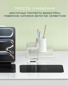 Килимок Satechi Vegan Leather Mouse Pad Black (ST-LMPK)