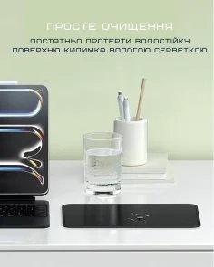 Фото: Килимок Satechi Vegan Leather Mouse Pad Black (ST-LMPK) № 11 | KTC