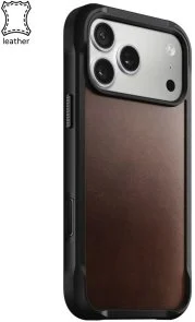 Фото: Чохол Nomad for Apple iPhone 17 Pro Max - Rugged Leather Horween Rustic Brown (NM011796858) № 7 | KTC