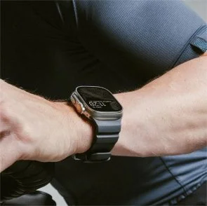 Фото: Ремінець Nomad for Apple Watch 46/49mm - Rocky Point Natural Titanium Hardware Storm (NM013596858) № 12 | KTC