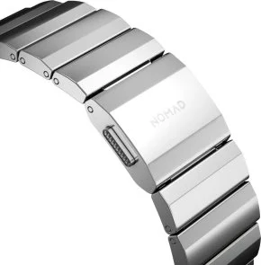 Фото: Ремінець Nomad for Apple Watch 46/49mm - Steel Silver Hardware Silver (NM1A4HSXS0) № 8 | KTC