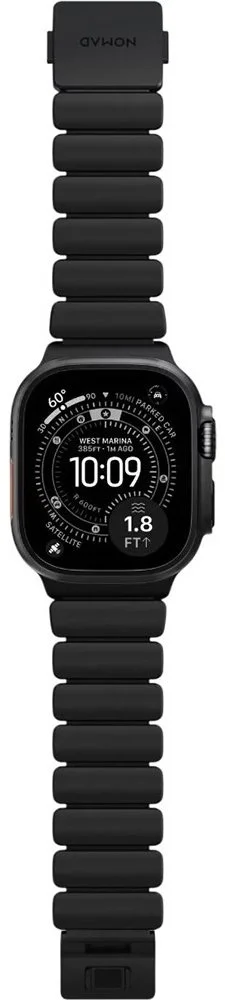 Фото: Ремінець Nomad for Apple Watch 46/49mm - Stratos Black Hardware Black (NM011154858) № 3 | KTC