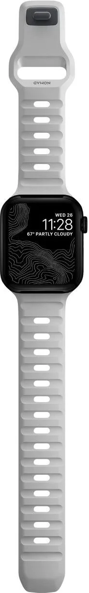 Фото: Ремінець Nomad for Apple Watch 46mm/49mm - Sport Band Lunar Gray (NM01958185) № 4 | KTC