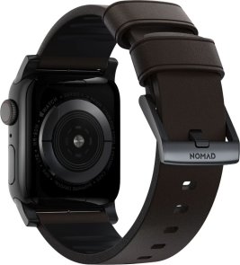 Ремінець Nomad for Apple Watch 46mm/49mm - Active Band Pro Black Hardware Classic Brown (NM1A4MBNW0)