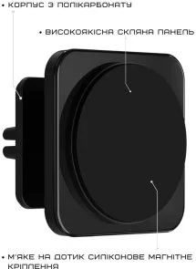 Фото: Кріплення для мобільного телефону Nomad Magnetic Car Vent Black (NM01035985) № 8 | KTC