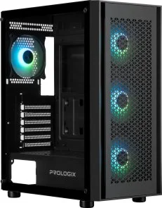 Фото: Корпус ProLogix Glower GM-07RBA Black with window № 2 | KTC
