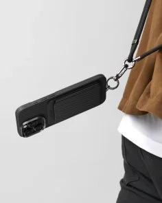 Фото: Чохол для пластикових карт Pitaka for iPhone - Magnetic Woven Black/Grey (MWW2401) № 8 | KTC