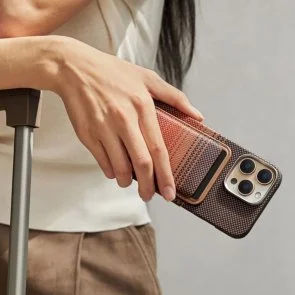 Фото: Чохол для пластикових карт Pitaka for iPhone - Magnetic Woven Sunset (MWW2402) № 11 | KTC