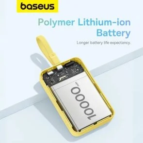Фото: Батарея універсальна Baseus Magnetic Mini 30W 10000mAh Yellow (P1002210BY23-00) № 12 | KTC