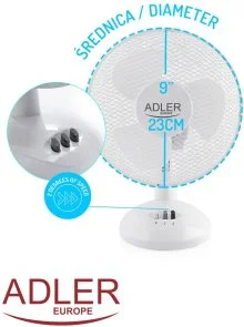 Фото: Вентилятор Adler AD 7302 White (AD7302) № 10 | KTC