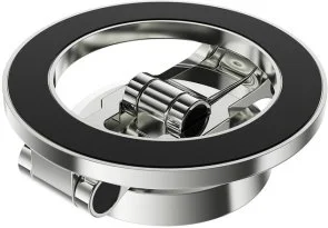 Фото: Кріплення для мобільного телефону Acefast D20 Magnetic Folding Holder Silver (6974316282839) № 3 | KTC