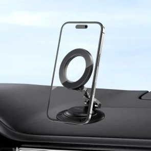Фото: Кріплення для мобільного телефону Acefast D64 Magnetic Folding Car Holder Black (6974316286332) № 6 | KTC