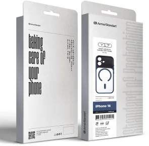 Фото: Чохол ArmorStandart for Apple iPhone 16 - Y17 MagCase Dark Blue (ARM91499) № 3 | KTC