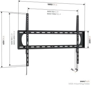 Фото: Кронштейн Vogels UP 9003 Black (8490030) № 2 | KTC